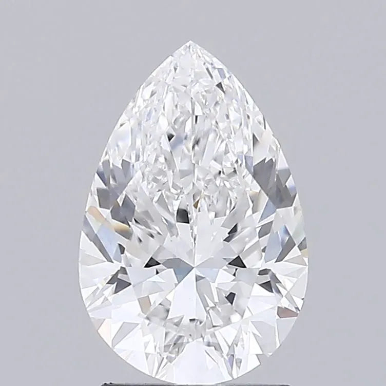 2.00ct Pear Lab Grown Diamond (Colour E, Clarity VVS2, IGI Certified)