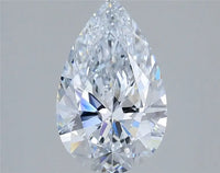 2.00ct Pear Lab Grown Diamond (Colour G, Clarity VVS2, IGI Certified)