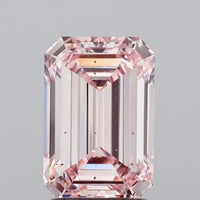 2.01ct Emerald Lab Grown Diamond (Colour Fancy Pink, Clarity VS2, IGI Certified)