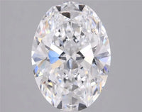 2.01ct Oval Lab Grown Diamond (Colour D, Clarity VVS1, IGI Certified)