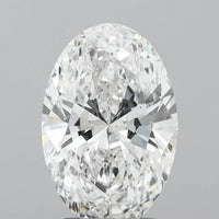 2.01ct Oval Lab Grown Diamond (Colour E, Clarity SI1, IGI Certified)