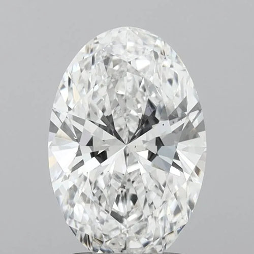 2.01ct Oval Lab Grown Diamond (Colour E, Clarity SI1, IGI Certified)