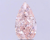 2.01ct Pear Lab Grown Diamond (Colour Fancy Intense Brownish Pink, Clarity VS1, IGI Certified)