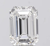 2.02ct Emerald Lab Grown Diamond (Colour E, Clarity VVS2, IGI Certified)
