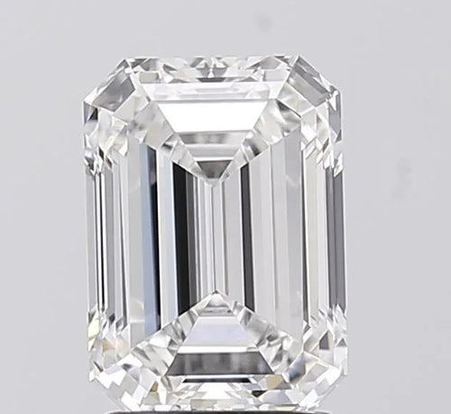 2.02ct Emerald Lab Grown Diamond (Colour E, Clarity VVS2, IGI Certified)