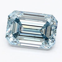 2.02ct Emerald Lab Grown Diamond (Colour Fancy Intense Blue, Clarity VS2, IGI Certified)