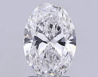 2.02ct Oval Lab Grown Diamond (Colour D, Clarity SI1, IGI Certified)