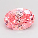 2.02ct Oval Lab Grown Diamond (Colour Fancy Vivid Pink, Clarity VS1, IGI Certified)