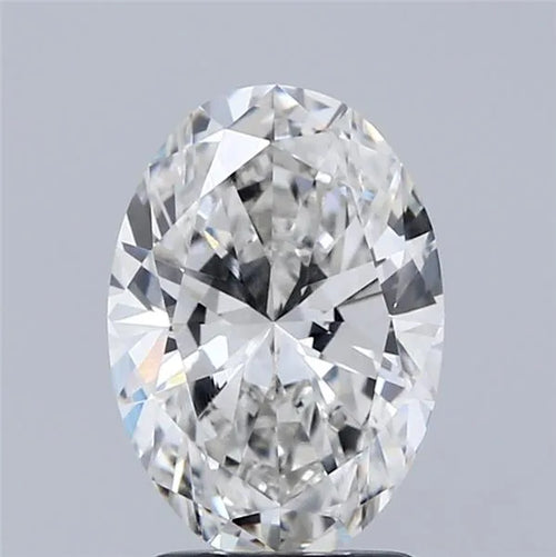 2.02ct Oval Lab Grown Diamond (Colour G, Clarity VVS2, IGI Certified)