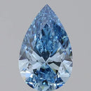 2.02ct Pear Lab Grown Diamond (Colour Fancy Vivid Blue, Clarity VVS2, IGI Certified)