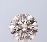 2.02ct Round Lab Grown Diamond (Colour Fancy Brownish Pink, Clarity VVS2, Cut VG, IGI Certified)