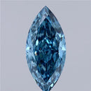 2.03ct Marquise Lab Grown Diamond (Colour Fancy Vivid Blue, Clarity VS2, IGI Certified)