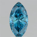 2.03ct Marquise Lab Grown Diamond (Colour Fancy Vivid Blue, Clarity VVS2, IGI Certified)