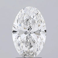 2.03ct Oval Lab Grown Diamond (Colour E, Clarity VS2, IGI Certified)