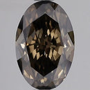2.03ct Oval Lab Grown Diamond (Colour Fancy Brown, Clarity VVS2, IGI Certified)