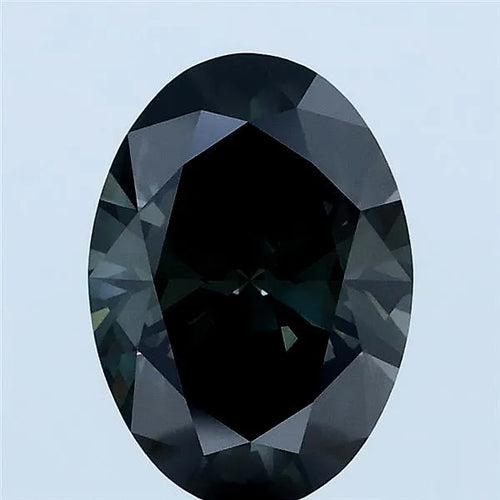 2.03ct Oval Lab Grown Diamond (Colour Fancy Gray, Clarity VVS2, IGI Certified)
