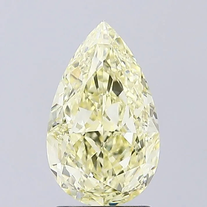 2.03ct Pear Lab Grown Diamond (Colour Fancy Intense Yellow, Clarity VVS2, IGI Certified)