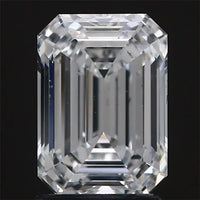2.04ct Emerald Lab Grown Diamond (Colour D, Clarity SI1, IGI Certified)