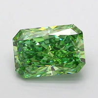 2.04ct Radiant Lab Grown Diamond (Colour Fancy Vivid Green, Clarity VVS1, IGI Certified)