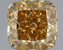2.05ct Cushion modified Lab Grown Diamond (Colour Fancy Intense Brownish Yellow, Clarity VVS2, IGI Certified)