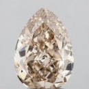 2.05ct Pear Lab Grown Diamond (Colour Very Light Brown, Clarity VS1, IGI Certified)