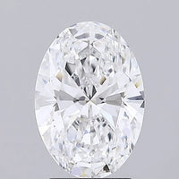 2.06ct Oval Lab Grown Diamond (Colour D, Clarity IF, IGI Certified)