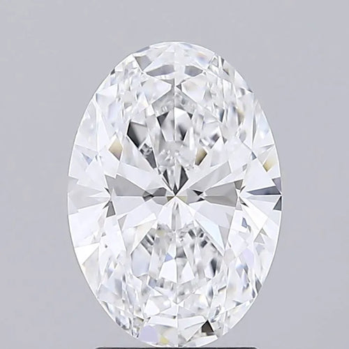 2.06ct Oval Lab Grown Diamond (Colour D, Clarity IF, IGI Certified)