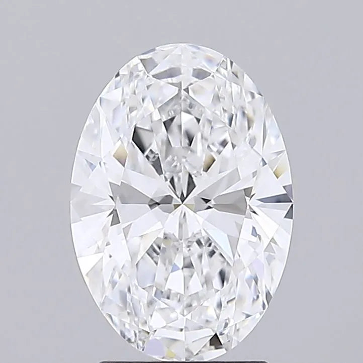 2.06ct Oval Lab Grown Diamond (Colour D, Clarity IF, IGI Certified)