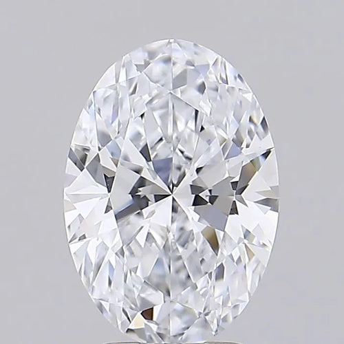 2.06ct Oval Lab Grown Diamond (Colour E, Clarity IF, Cut EX, IGI Certified)