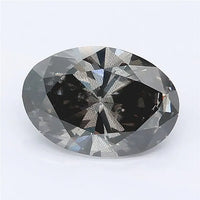 2.06ct Oval Lab Grown Diamond (Colour Fancy Light Gray, Clarity I2, IGI Certified)