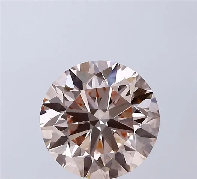 2.06ct Round Lab Grown Diamond (Colour Fancy Pink, Clarity VS2, Cut VG, IGI Certified)