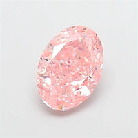 2.07ct Oval Lab Grown Diamond (Colour Fancy Vivid Pink, Clarity VVS1, IGI Certified)
