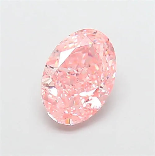 2.07ct Oval Lab Grown Diamond (Colour Fancy Vivid Pink, Clarity VVS1, IGI Certified)