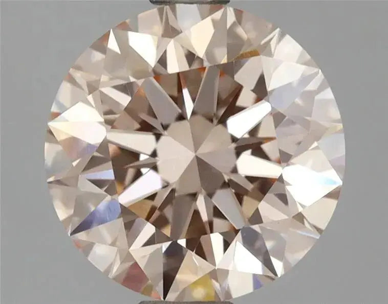 2.07ct Round Lab Grown Diamond (Colour Fancy Pink, Clarity VS1, Cut ID, IGI Certified)