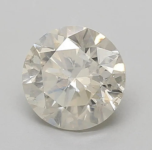 2.07ct Round Natural Diamond (Colour J, Clarity I2, Cut EX, IGI Certified)