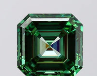 2.08ct Asscher Lab Grown Diamond (Colour Fancy Vivid Green, Clarity VVS1, IGI Certified)