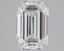 2.08ct Emerald Lab Grown Diamond (Colour F, Clarity VS1, IGI Certified)