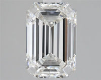 2.08ct Emerald Lab Grown Diamond (Colour F, Clarity VS1, IGI Certified)