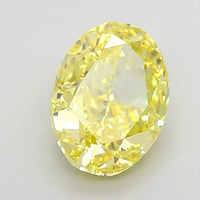 2.08ct Oval Lab Grown Diamond (Colour Fancy Intense Yellow, Clarity VS1, IGI Certified)