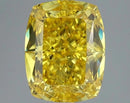 2.09ct Cushion modified Lab Grown Diamond (Colour Fancy Vivid Yellow, Clarity VVS2, IGI Certified)