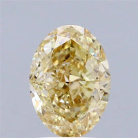 2.09ct Oval Lab Grown Diamond (Colour Fancy Yellow, Clarity VS1, IGI Certified)
