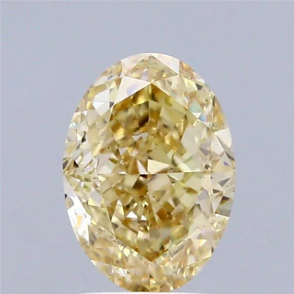 2.09ct Oval Lab Grown Diamond (Colour Fancy Yellow, Clarity VS1, IGI Certified)