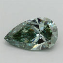 2.10ct Pear Lab Grown Diamond (Colour Fancy Vivid Green, Clarity VVS2, IGI Certified)
