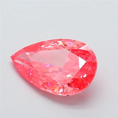 2.23ct Pear Lab Grown Diamond (Colour Fancy Vivid Pink, Clarity VS2, IGI Certified)