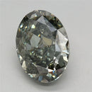 2.26ct Oval Lab Grown Diamond (Colour Fancy Green, Clarity VVS2, IGI Certified)