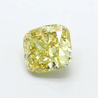 2.28ct Cushion modified Lab Grown Diamond (Colour Fancy Intense Yellow, Clarity VS1, IGI Certified)