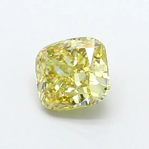 2.28ct Cushion modified Lab Grown Diamond (Colour Fancy Intense Yellow, Clarity VS1, IGI Certified)