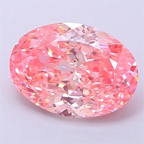 2.31ct Oval Lab Grown Diamond (Colour Fancy Vivid Pink, Clarity VS1, IGI Certified)