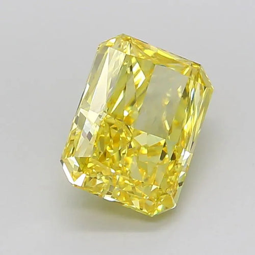 2.35ct Radiant Lab Grown Diamond (Colour Fancy Vivid Yellow, Clarity VVS1, IGI Certified) - The Perfect Carat