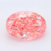 2.36ct Oval Lab Grown Diamond (Colour Fancy Vivid Pink, Clarity VVS2, IGI Certified)